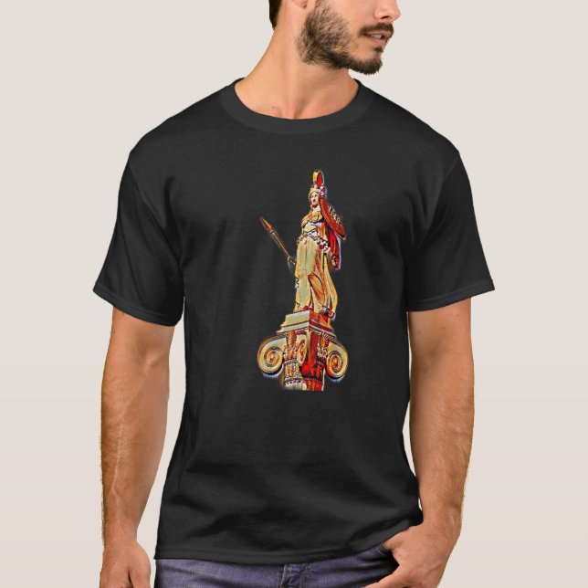 T-shirt Statue grecque antique Enseignant Abstrait 21 (Devant)