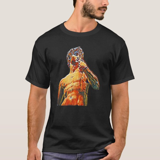T-shirt Statue grecque antique Enseignant Abstrait 56 (Devant)
