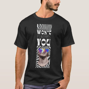 T-shirt statue grecque avec illustration