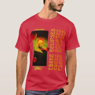 T-shirt Statue grecque esthétique Éclipses Outrun Trois Éc