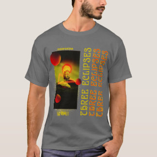 T-shirt Statue grecque esthétique Éclipses Outrun Trois Éc