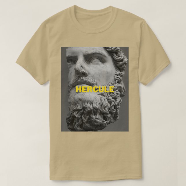 T-shirt Statue grecque Hercule (Design devant)