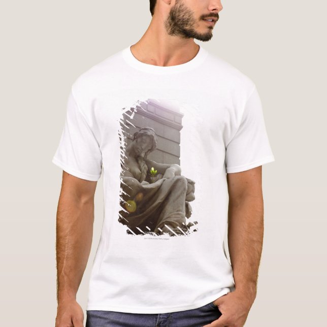 T-shirt Statue indienne de Musée National (Devant)