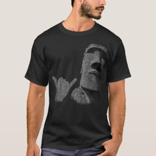 T-shirt Statue Moai Rapa NUI de l'île de Pâques drôle de s