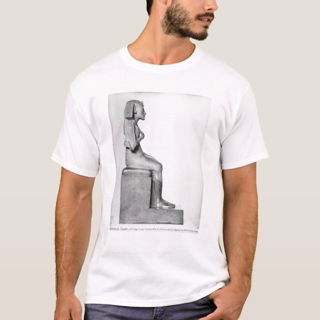 T-shirt Statue posée d'Amenophis IV (Devant)