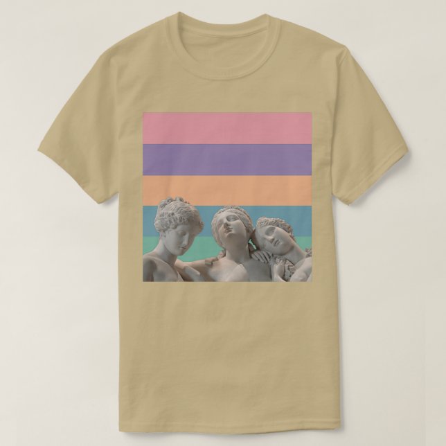 T-shirt statue vintage (Design devant)