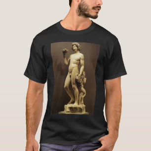 T-shirt Statue vintage de la Renaissance Bacchus par Miche