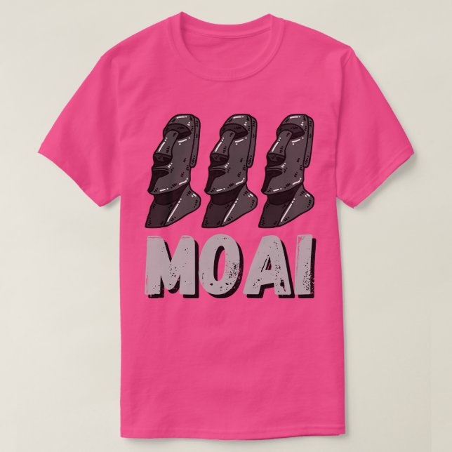 T-shirt Statues de Moai L'île de Pâques Rapa Nui Chefs (Design devant)