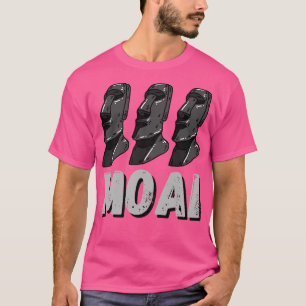 T-shirt Statues de Moai L'île de Pâques Rapa Nui Chefs