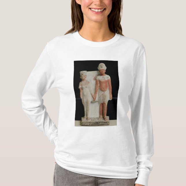 T-shirt Statuette d'Amenophis IV et de Nefertiti (Devant)