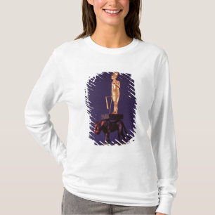 T-shirt Statuette du roi sur un léopard