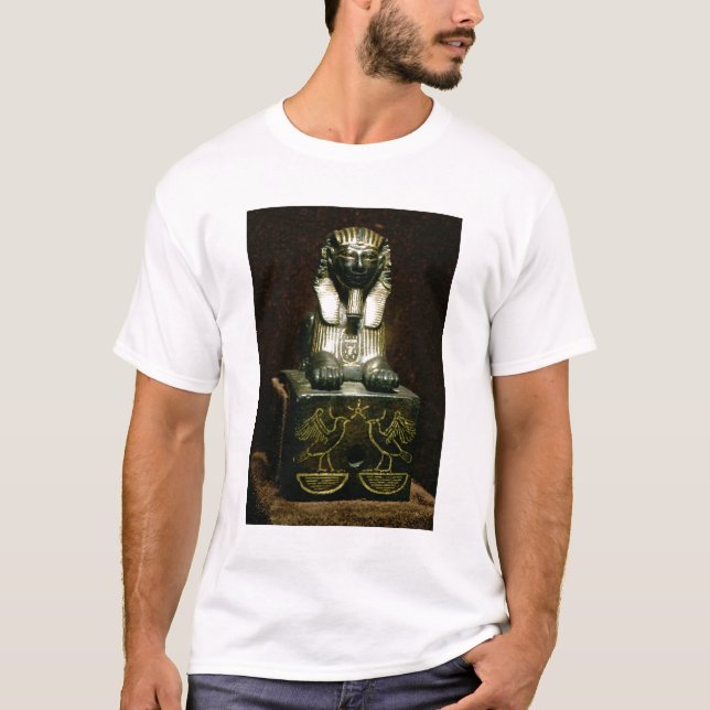T-shirt Statuette d'un sphinx du Roi Tuthmosis III, (Devant)