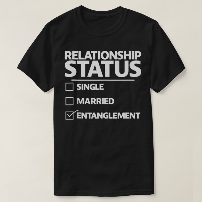 T-shirt Statut de relation d'enchevêtrement drôle  Enchevê (Design devant)