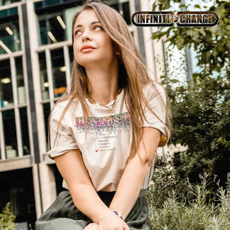 T-shirt STATUT DE RELATION | Grunge Pastels | Texte