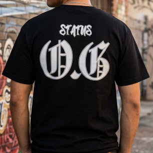 T-shirt Statut OG coup de dos