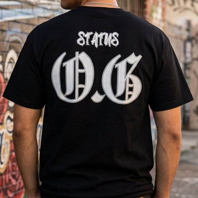 T-shirt Statut OG  coup de dos (Status O.G Tshirt)