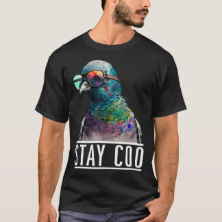 T-shirt Stay Coo - Pigeon Lover, Amoureux des animaux, Pro