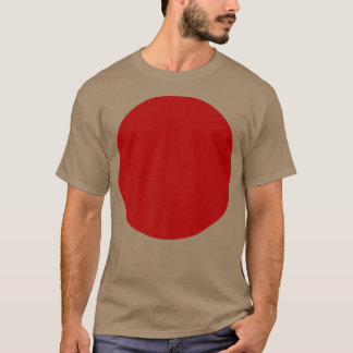 T-shirt Stay Free Blank Red Stylish Circle Novelty Graphic