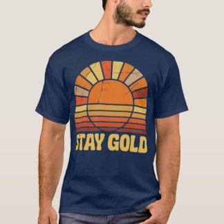 T-shirt Stay Gold - Outsiders Classic 1980 Retro