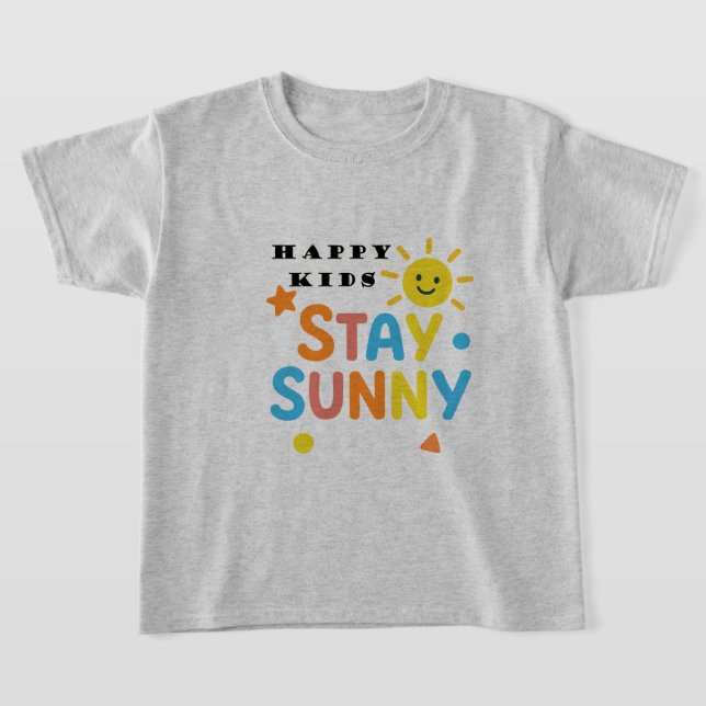 T-shirt Stay HAPPY KIDS T shirt (Poser)