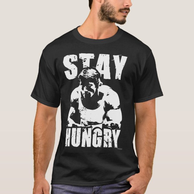 T-shirt Stay Hungry boy (Devant)
