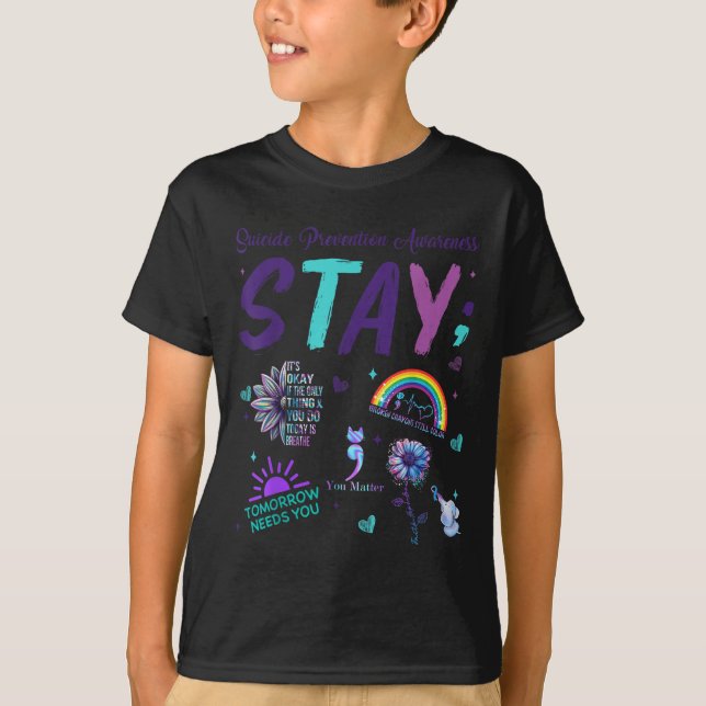 T-shirt Stay It's Okay If The Only Thing You Do Today Is B (Devant)