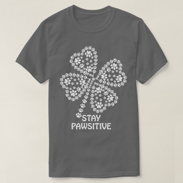 T-shirt Stay Pawsitive (Design devant)