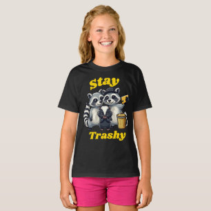 T-shirt Stay Trashy Funny Raccoon, Opossum, Skunk funny