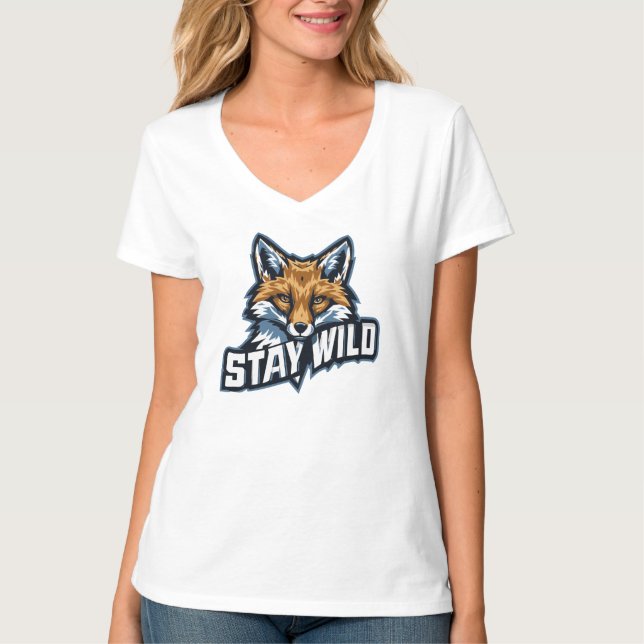 T-shirt STAY WILD - Nature et Aventure (Devant)