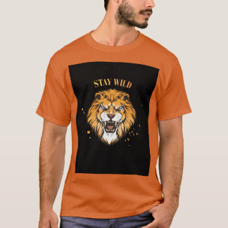 T-shirt Stay wild quote t shirt 