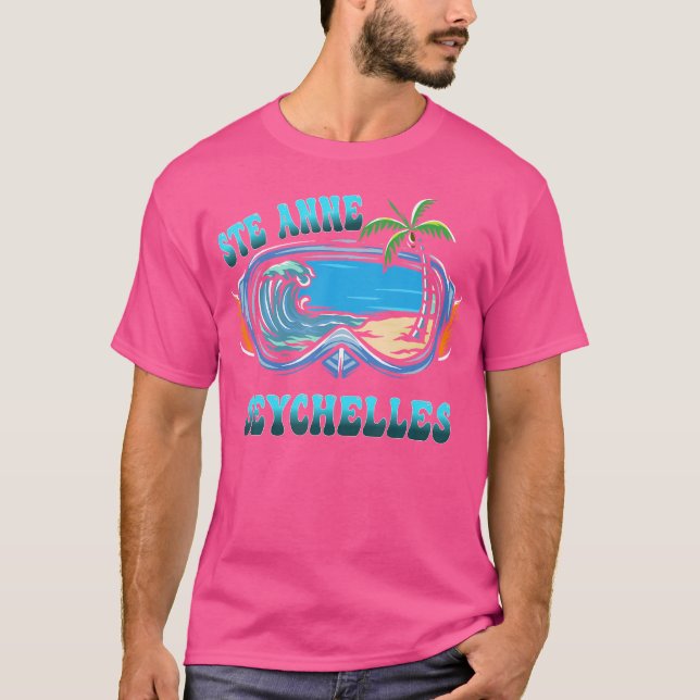 T-shirt Ste Anne Seychelles Vacation Plage de plongée sous (Devant)