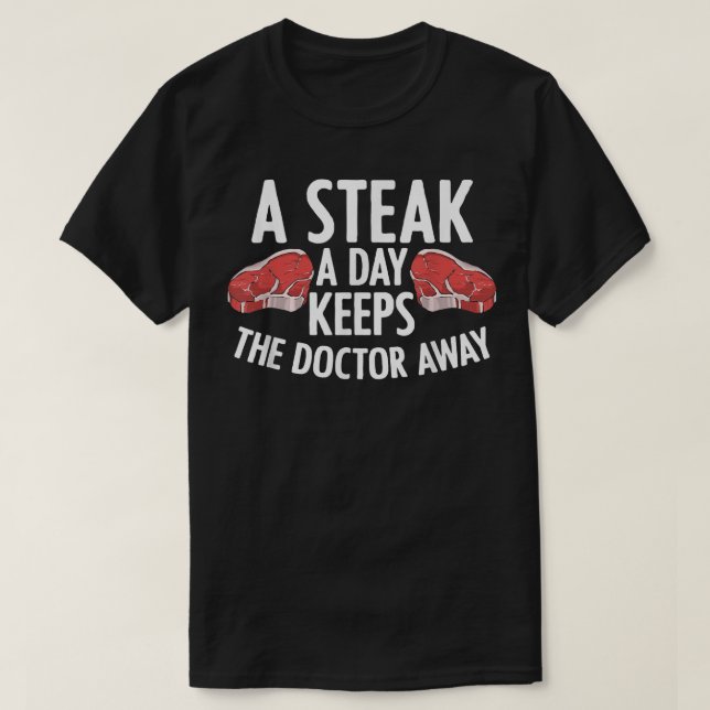 T-shirt Steak Carnivore Grilling Master Meat Eater Meat Lo (Design devant)