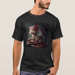 T-shirt Steak d'Axolotl de Chat 1
