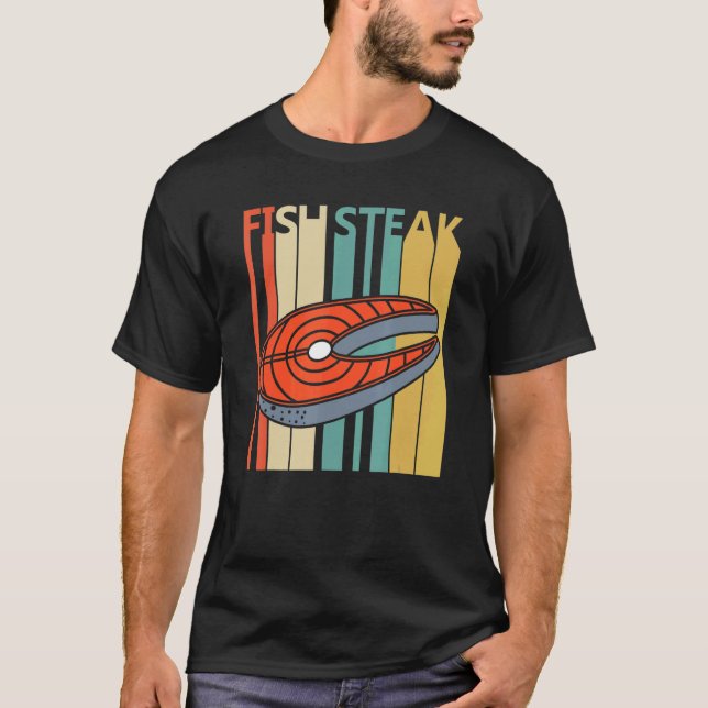 T-shirt Steak de poisson (Devant)