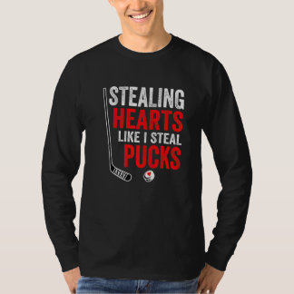 T-shirt Stealing Heart Like I Steal Pucks Valentines Day H