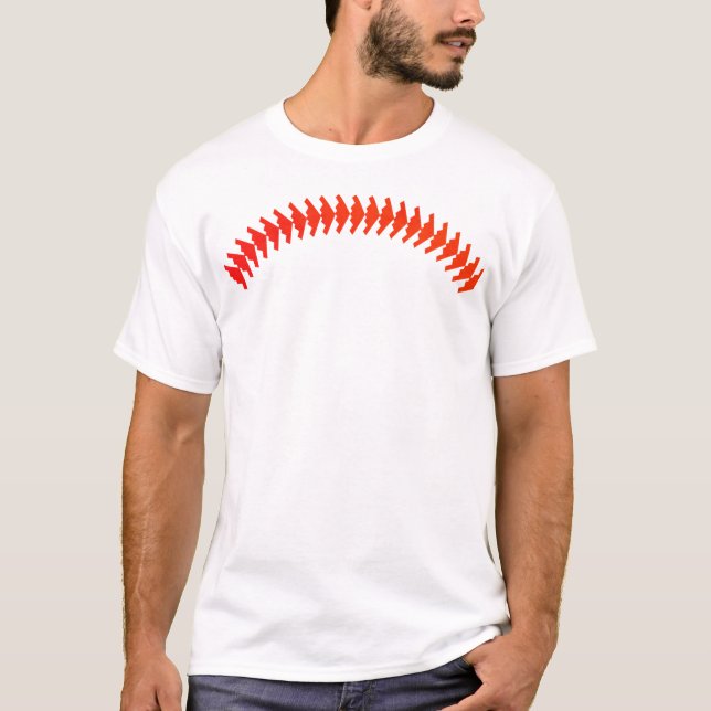 T-shirt Stealth T avec points rouges furtifs (Devant)