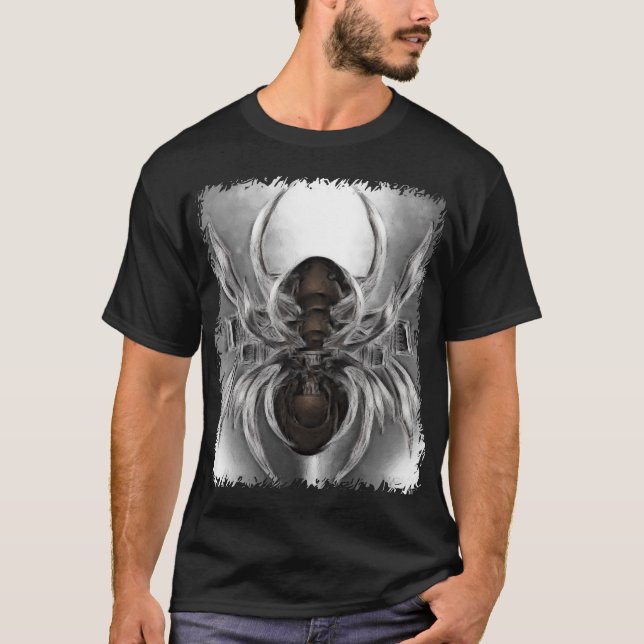 T-shirt Steam Spider Steampunk (Devant)