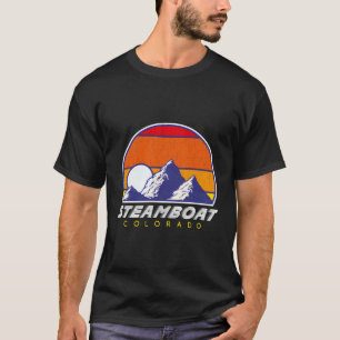 T-shirt Steamboat Colorado Usa Station De Ski 1980S Retro