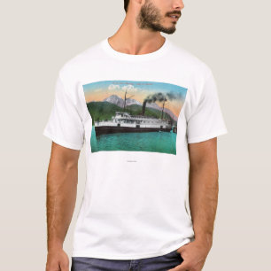 T-shirt Steamer "ville de P.C. Co's de Seattle "