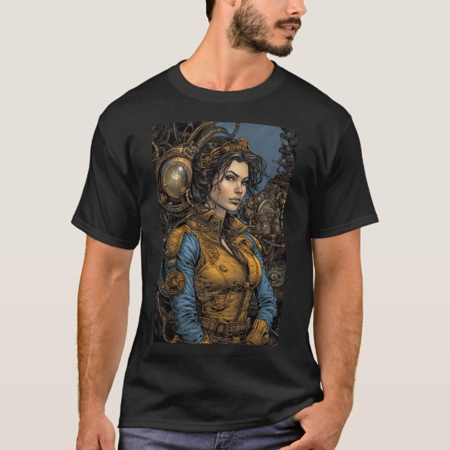 T-shirt Steampunk Adventure (Devant)