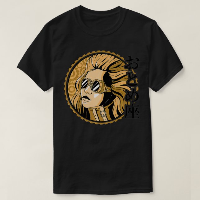 T-shirt Steampunk Anime Girl Otaku Japonais Esthétique P (Design devant)