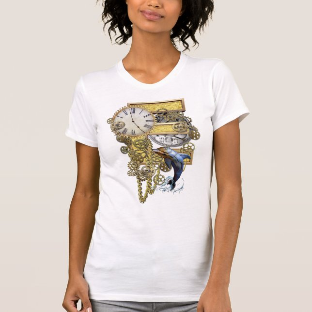 T-shirt Steampunk-Anniversaire-Capitale-lettre-E chemise (Devant)