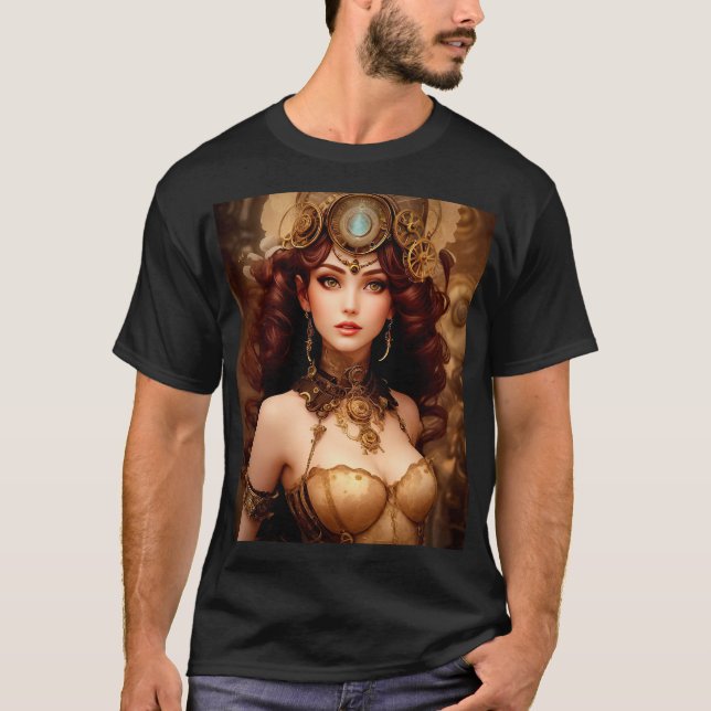 T-shirt Steampunk Belle Vénus (Devant)