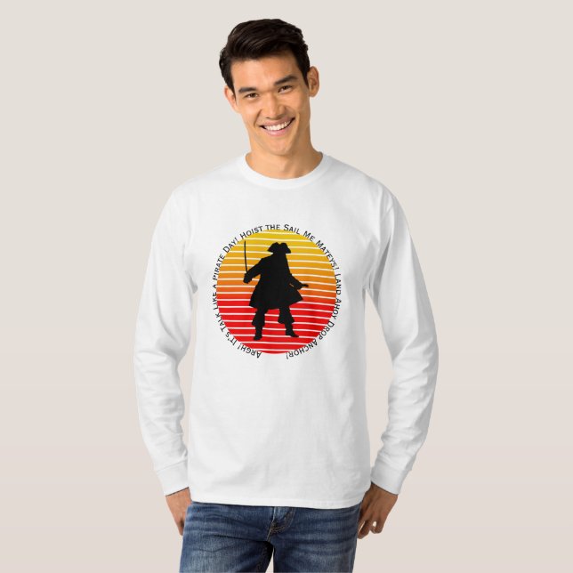 T-shirt Steampunk Buccaneers Talk Like a Pirate Day Argh! (Devant entier)