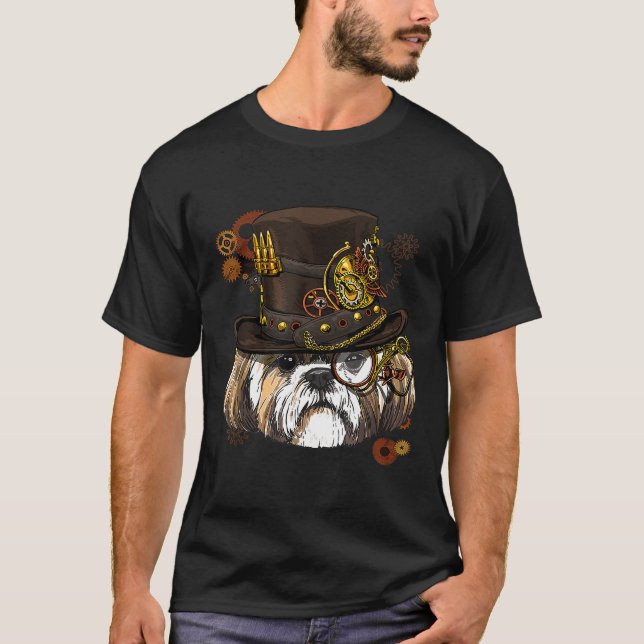 T-shirt Steampunk Chih Tzu Chien Steampunk (Devant)