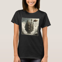 Steampunk City Artwork Retro Scifi Gear mécanique