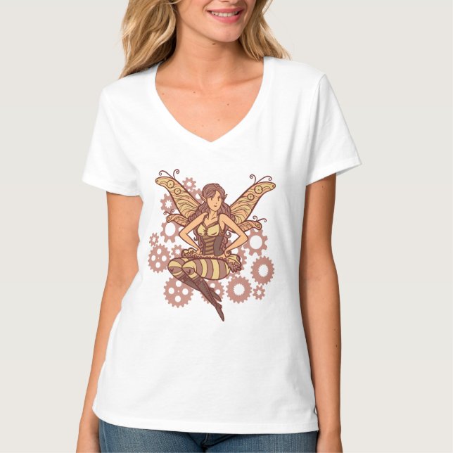 T-shirt Steampunk Fairy (Devant)