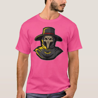 T-shirt Steampunk Horreur Tarot Vintage Pestilence Plague 