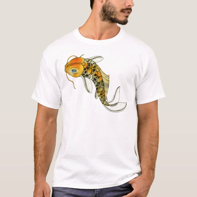 T-shirt Steampunk Koi (Devant)
