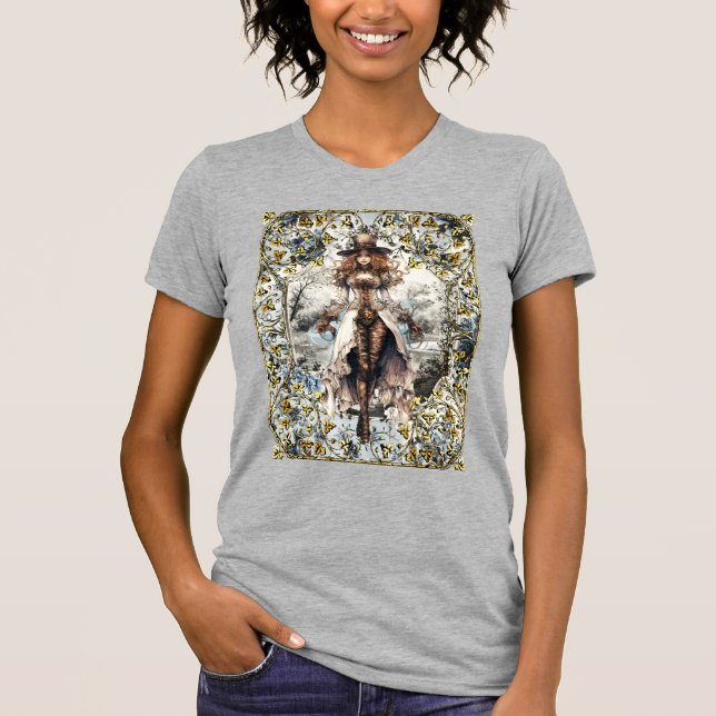 T-shirt Steampunk Lady 105 (Devant)